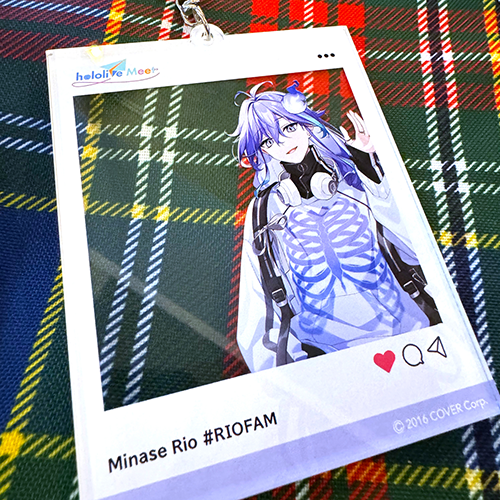 hololive Meet 2024 Social Media Style Acrylic Keychain - Minase Rio