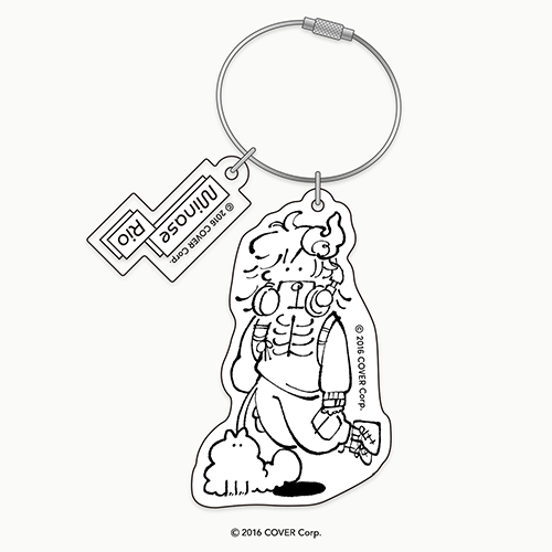 hololive Meet 2024 Deformed Illustration Double Acrylic Keychain - Minase Rio