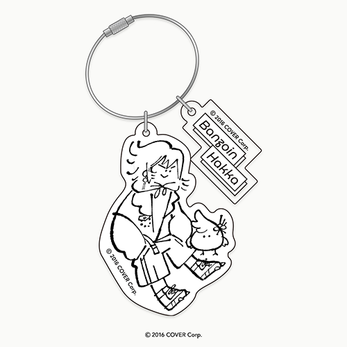 hololive Meet 2024 Deformed Illustration Double Acrylic Keychain - Banzoin Hakka