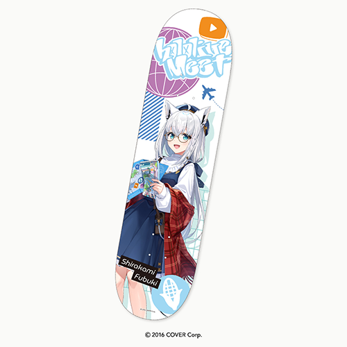 hololive Meet 2024 Graphic Skateboard Deck - Shirakami Fubuki