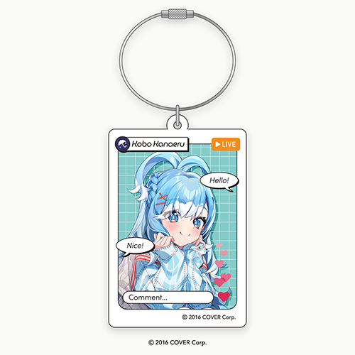 hololive Meet 2024 Livestream-style Acrylic Keychain - Kobo Kanaeru