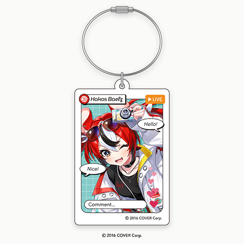 hololive Meet 2024 Livestream-style Acrylic Keychain - Hakos Baelz