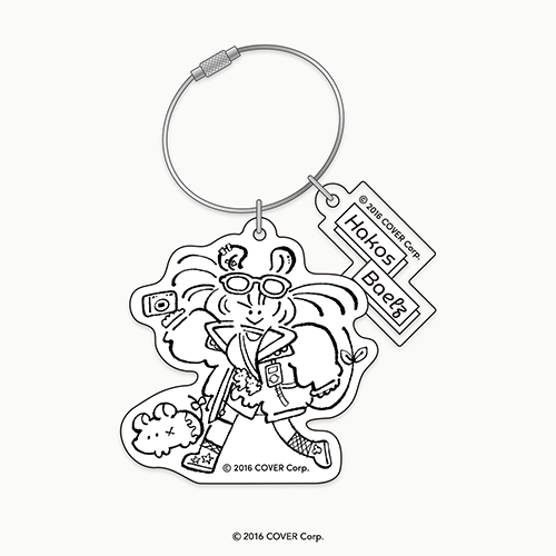 hololive Meet 2024 Deformed Illustration Double Acrylic Keychain - Hakos Baelz