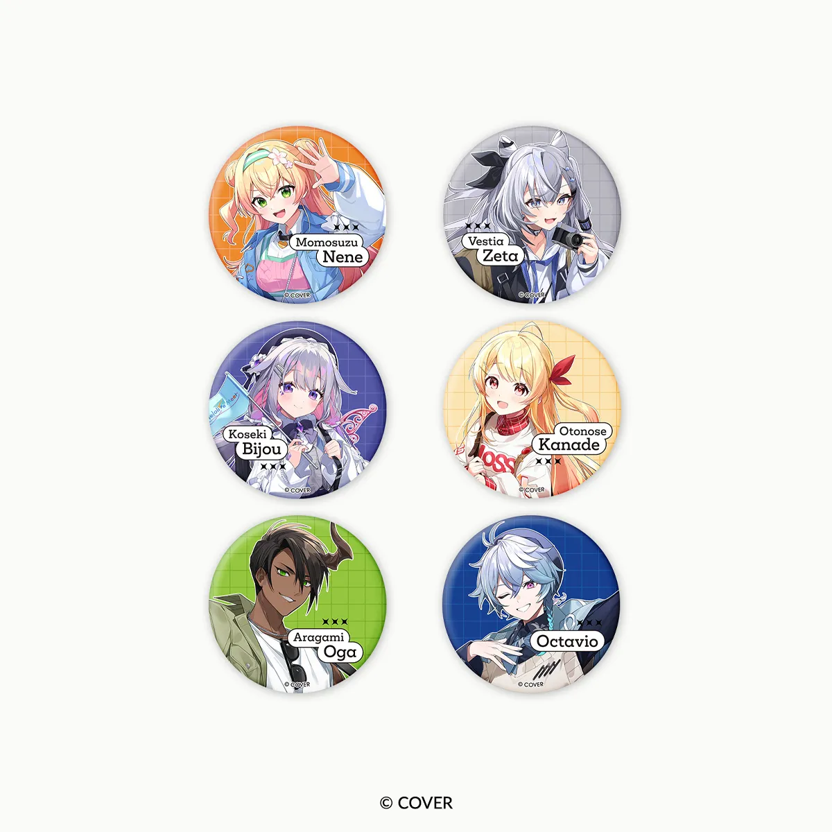 hololive Meet 2025 Tradable Tin Badges