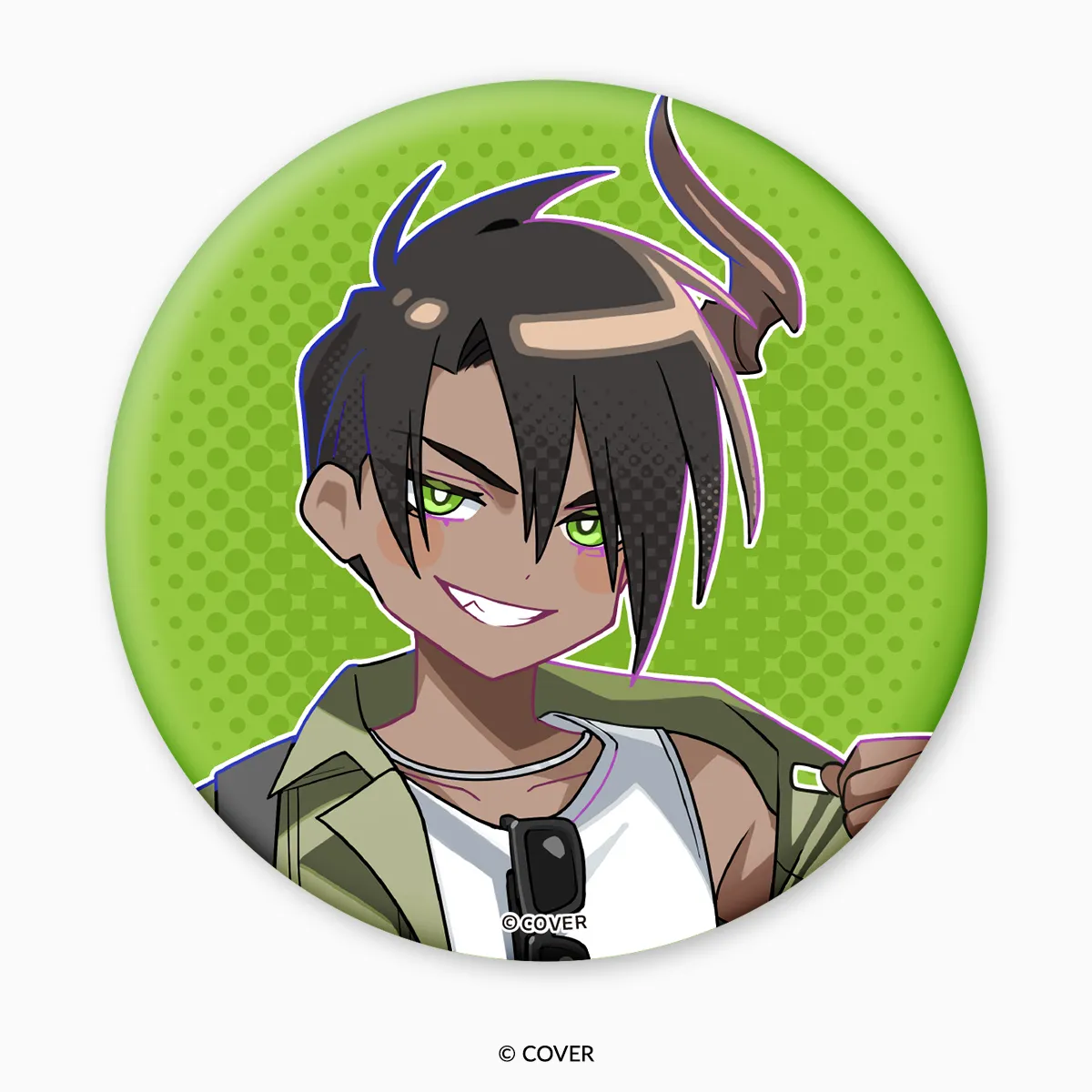 hololive Meet 2025 2nd Visual Big Tin Badge - Aragami Oga