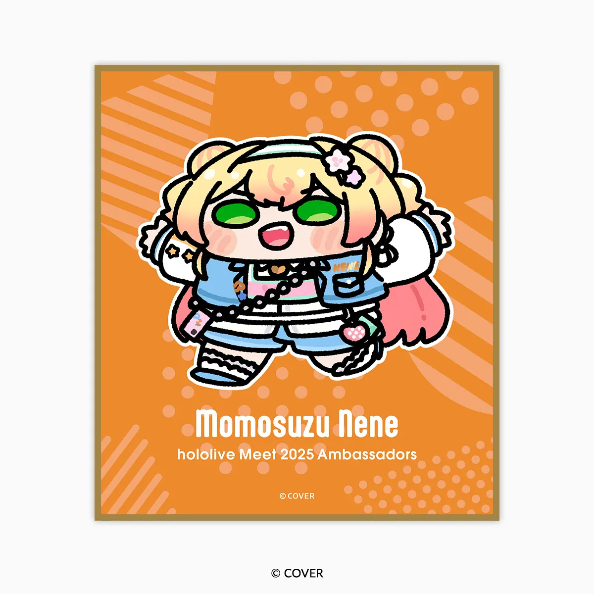 hololive Meet 2025 Chibi Illustration Tradable Mini Art (1 Pack) - Momosuzu Nene
