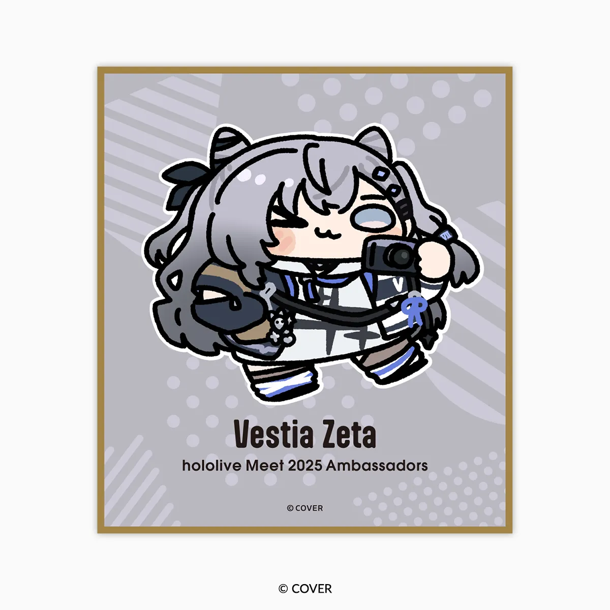 hololive Meet 2025 Chibi Illustration Tradable Mini Art (1 Pack) - Vestia Zeta