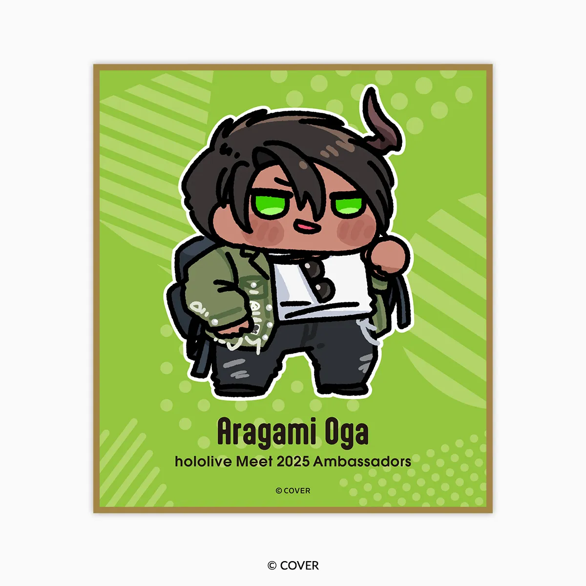 hololive Meet 2025 Chibi Illustration Tradable Mini Art (1 Pack) - Aragami Oga
