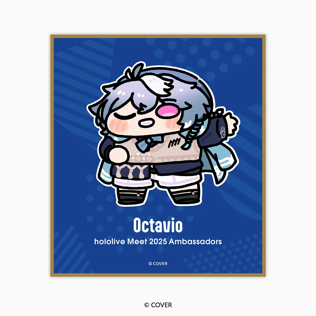 hololive Meet 2025 Chibi Illustration Tradable Mini Art (1 Pack) - Octavio