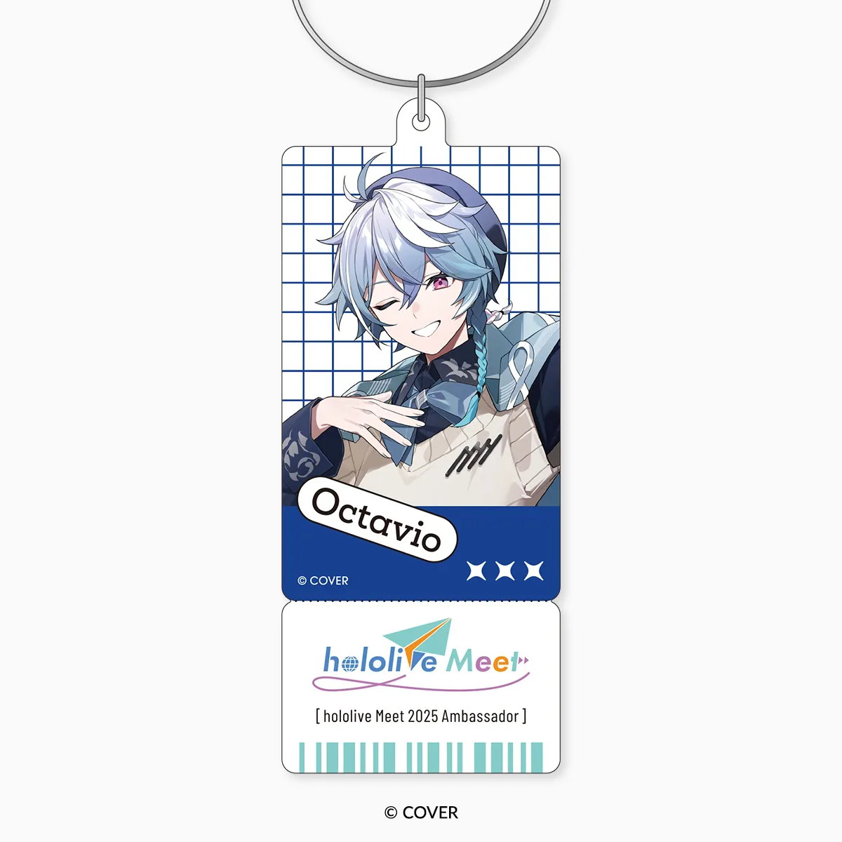 hololive Meet 2025 Acrylic Ticket Keychain - Octavio