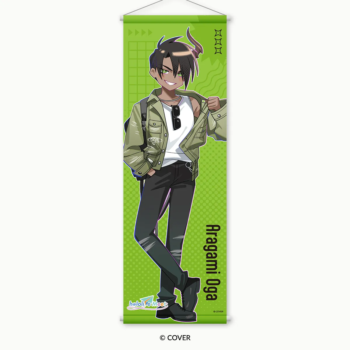 hololive Meet 2025 2nd Visual Half-B2-sized Tapestry - Aragami Oga