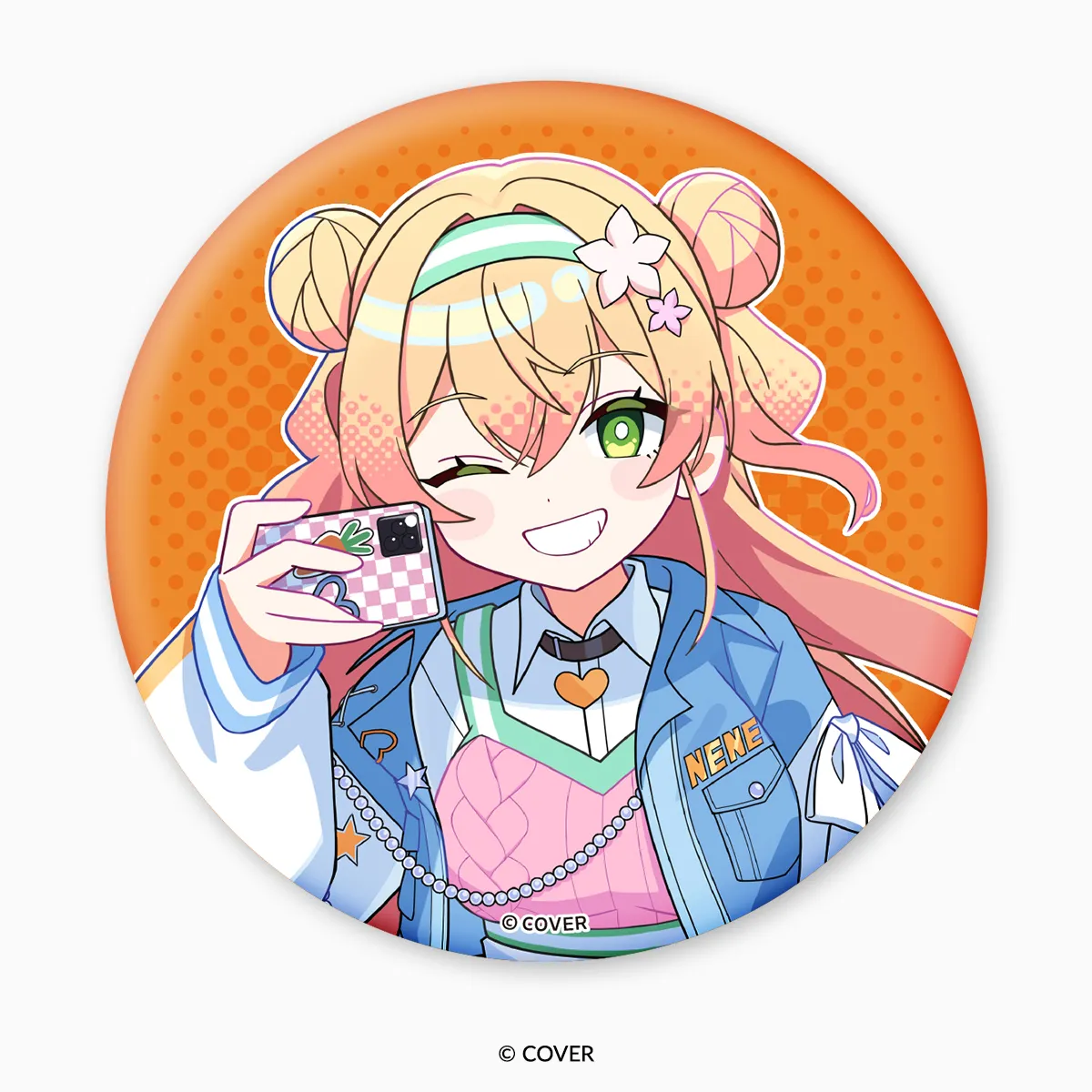 hololive Meet 2025 2nd Visual Big Tin Badge - Momosuzu Nene