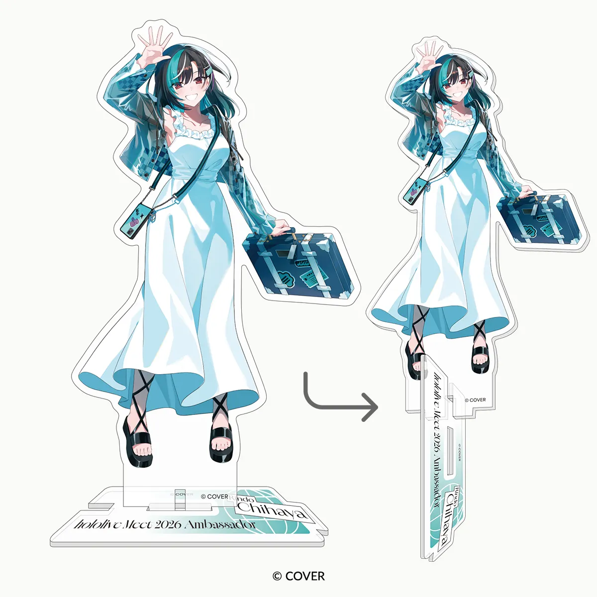 hololive Meet 2026 Two-Way Aurora Acrylic Stand - Rindo Chihaya