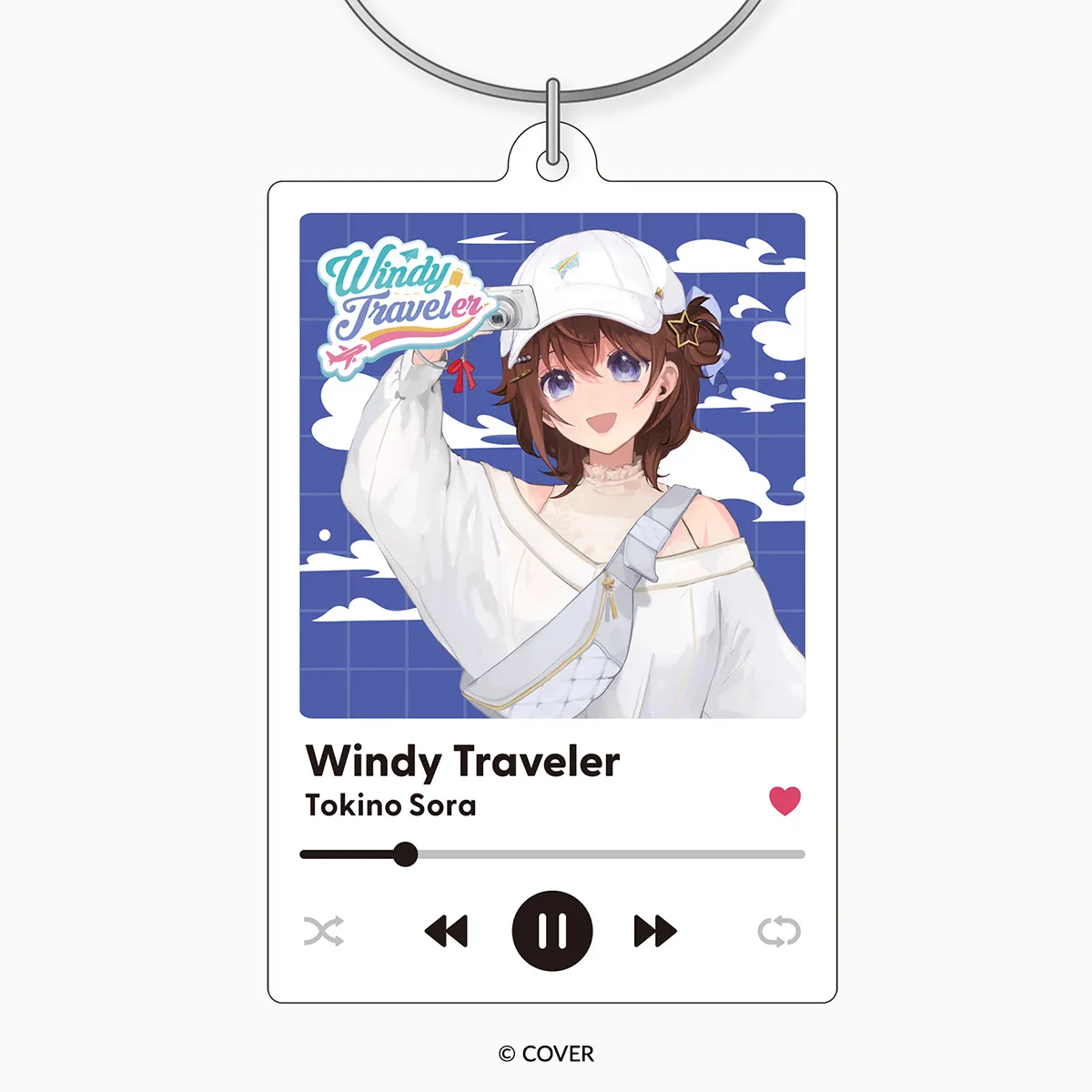 hololive Meet 5th Anniversary Windy Traveler NFC Acrylic Keychain - Tokino Sora