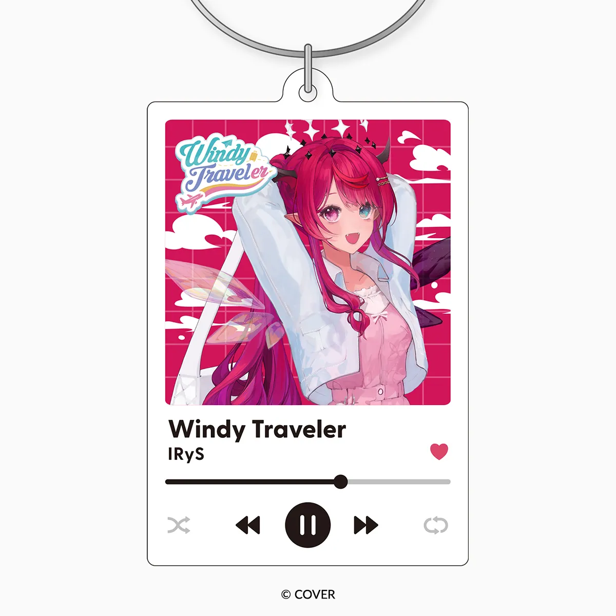 hololive Meet 5th Anniversary Windy Traveler NFC Acrylic Keychain - IRyS